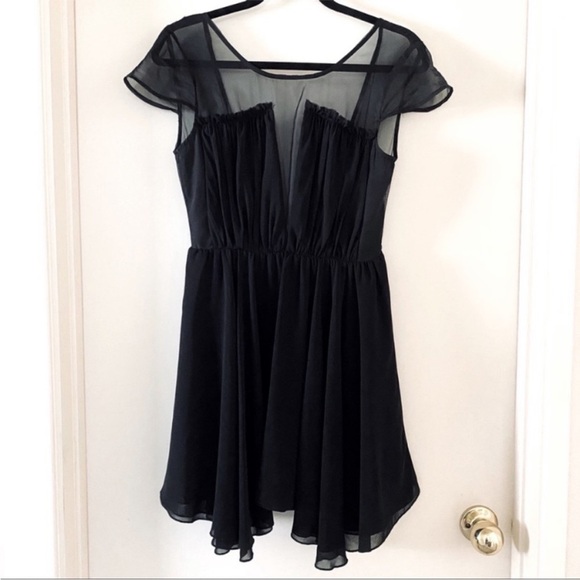 Keepsake the Label Revolve After Dark Black Sheer Backless Dress - Picture 2 of 4